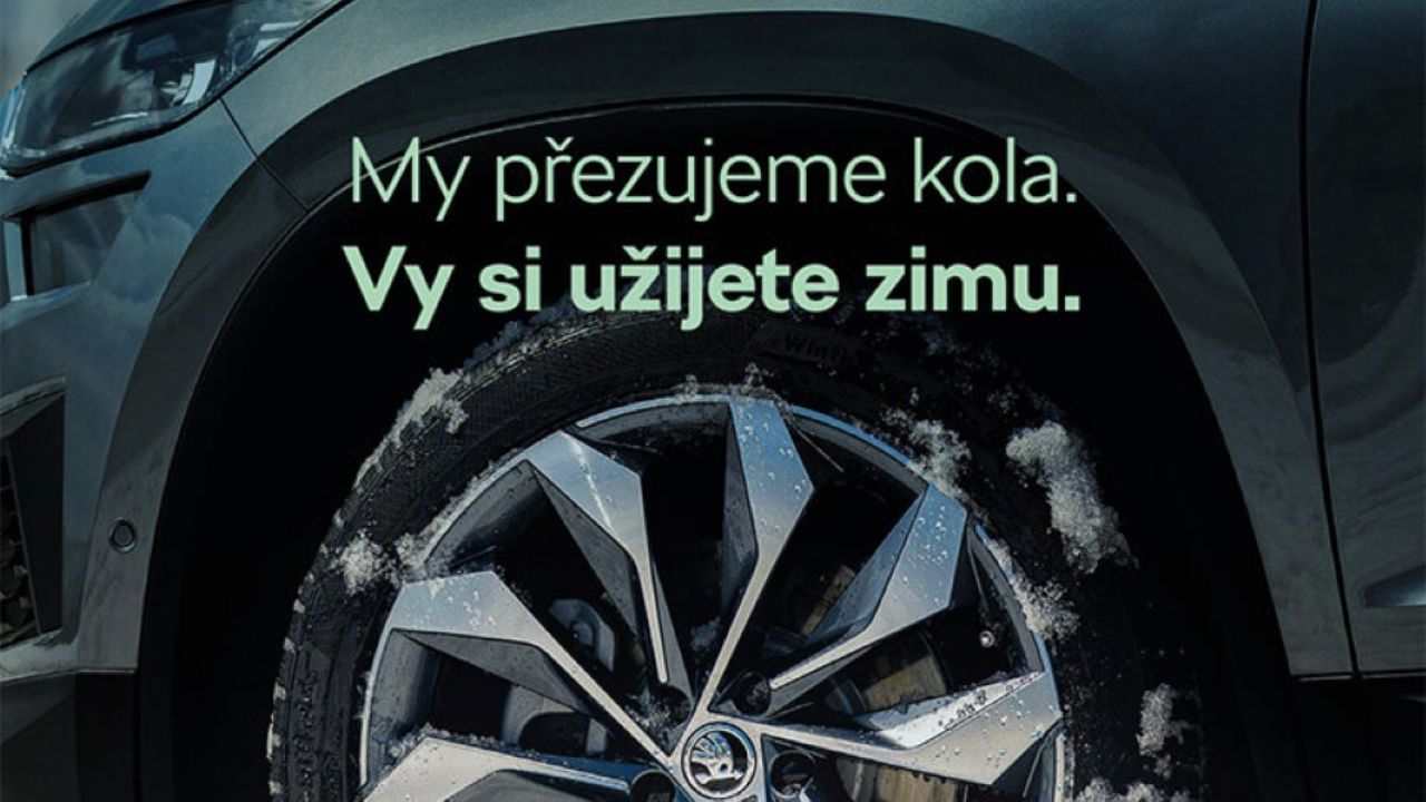 Škoda Originální Příslušenství | My přezujeme kola. Vy si užijete zimu