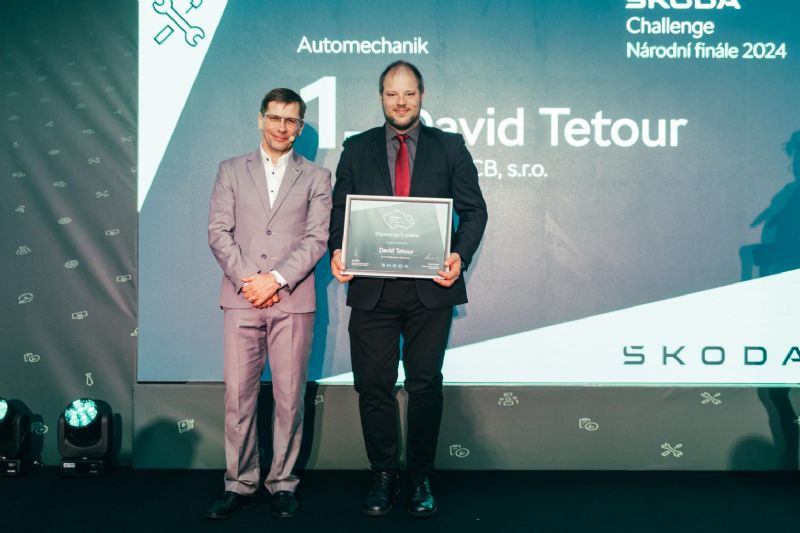 David Tetour z Auto CB s.r.o. triumfoval v soutěži ŠKODA Challenge 2024