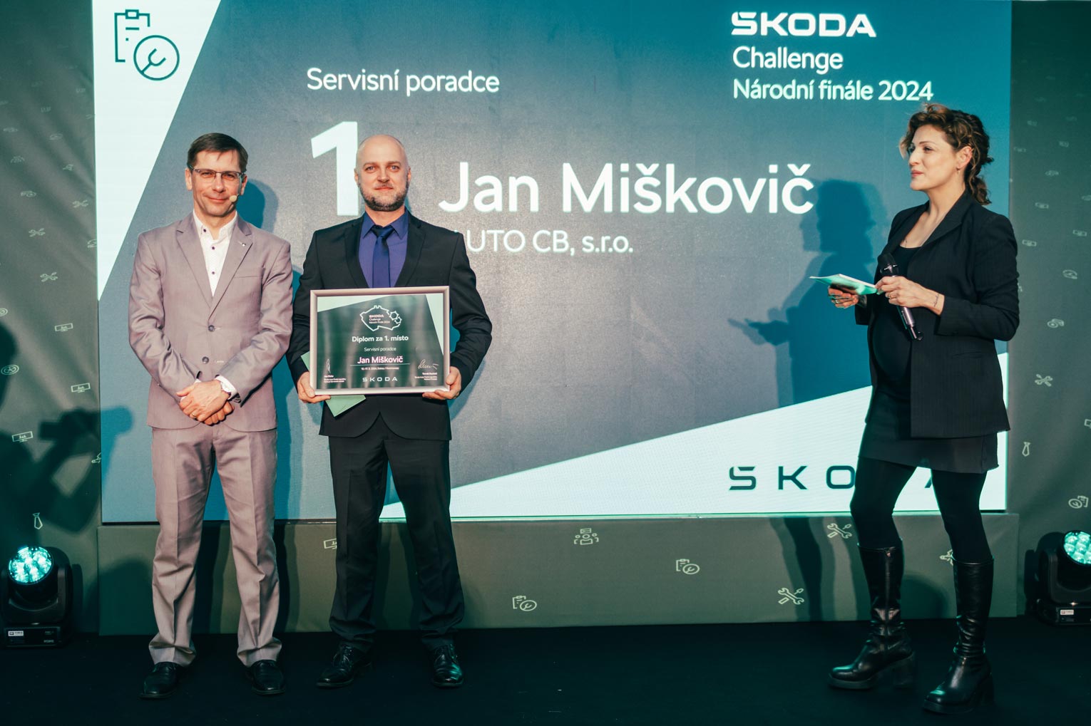 Jan Miškovič z Auto CB s.r.o. zvítězil v soutěži ŠKODA Challenge 2024